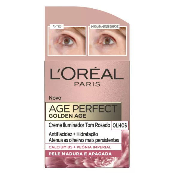 Loreal W. Age Perfect Golden Age Creme Iluminador Rosa Olhos 50ml