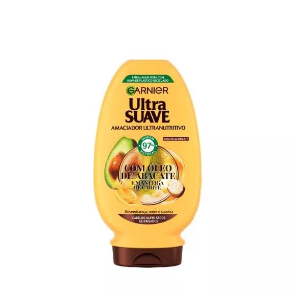 Garnier Ultra Suave Amaciador Abacate Cabelos Muito Secos ou Frisados 200ml