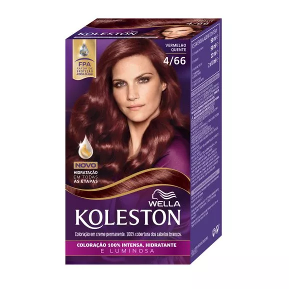 Wella Koleston 4/66 Vermelho Quente