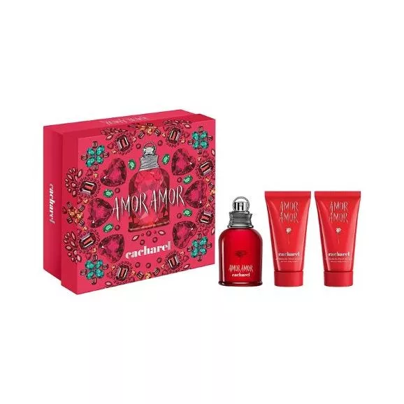 Cacharel Amor Amor Coffret Eau de Toilette 50ml 3pcs