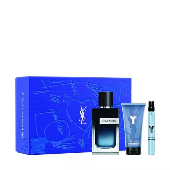 Yves Saint Laurent Y Men Coffret Eau de Parfum 100ml 3Pcs