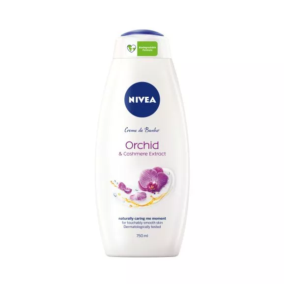 Nivea Gel de Banho Creme Orchid & Cashmere Extract 750ml