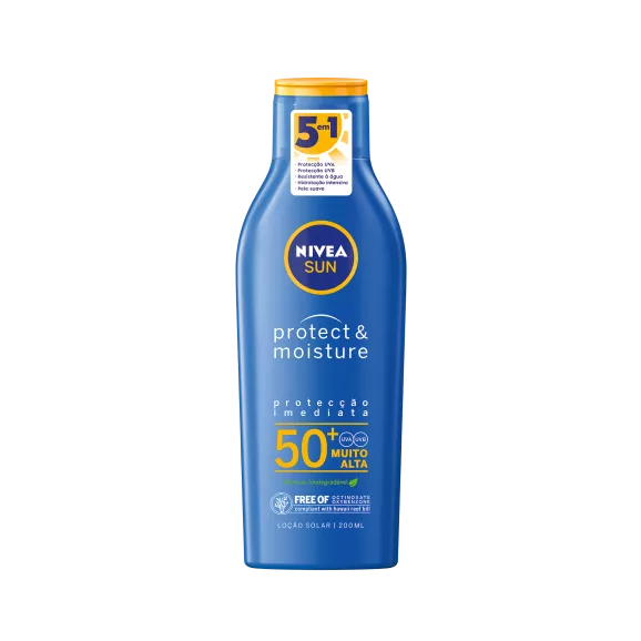 Nivea Sun Protect & Moisture Loção Solar Fp50+ 200ml