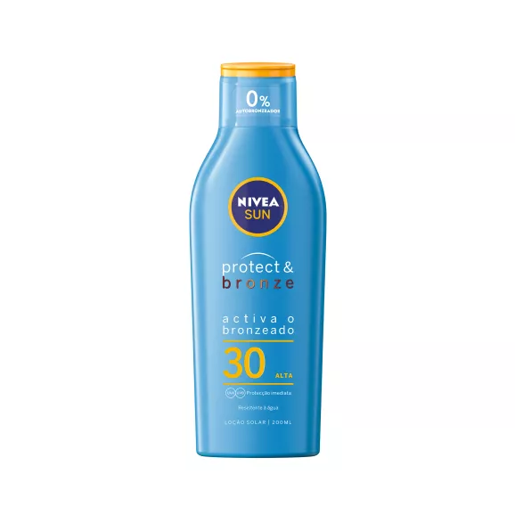 Nivea Sun Protect & Bronze Loção Solar Fp30 200ml