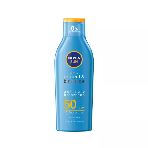 Nivea Sun Protect & Bronze Loção Solar Fp50 200ml