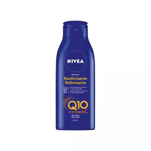 Nivea Body Milk Q10 Vitamina C Refirmante Pele Seca 400ml