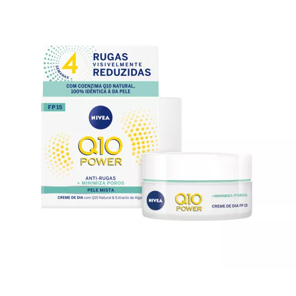 Nivea Q10 Power Anti-Rugas Creme Dia Pele Mista Fp15 50ml