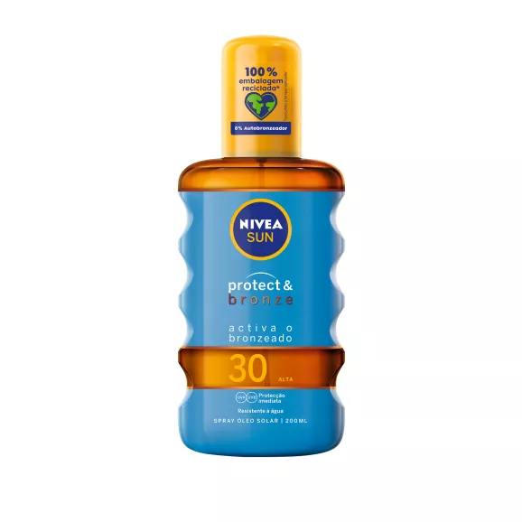 Nivea Sun Protect & Bronze Oleo Spray Fp30 200ml