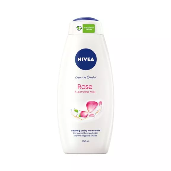 Nivea Gel de Banho Rose & Almond Milk 750ml