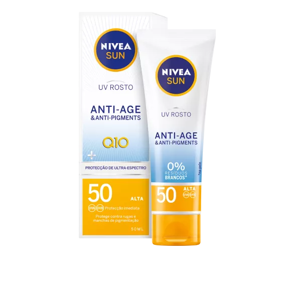 NIVEA SUN UV ROSTO Q10 ANTI-AGE & ANTI-PIGMENTS FP50 50ML