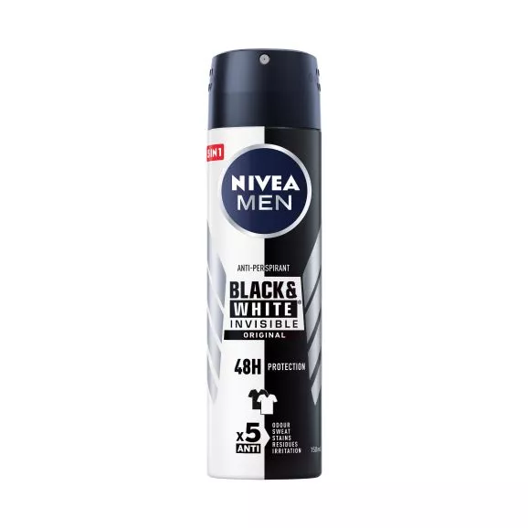 Nivea Men Desodorizante Spray Invisible Black & White 150ml