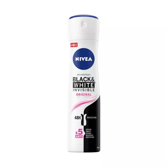 Nivea Desodorizante Spray Invisible B&W 150ml