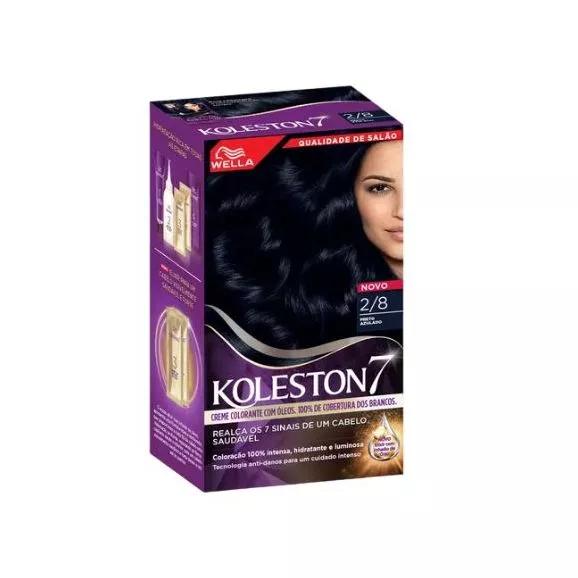 Wella Koleston 2/8 Preto Azulado