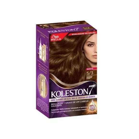 Wella Koleston 5/3 Castanho Dourado Claro