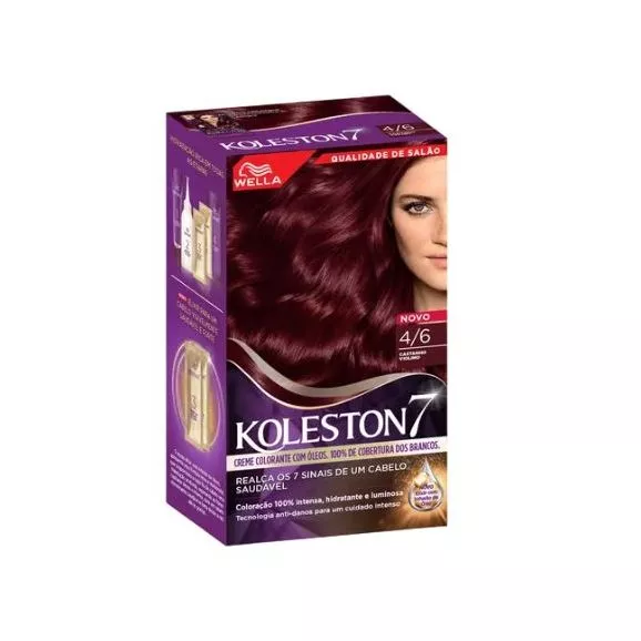 Wella Koleston 4/6 Castanho Violino