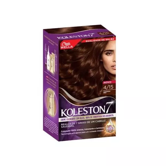 Wella Koleston 4/15 Castanho Frio