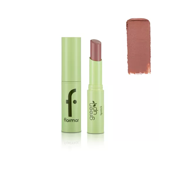 Flormar Green Up Lipstick-001 Nude Beauty 3g