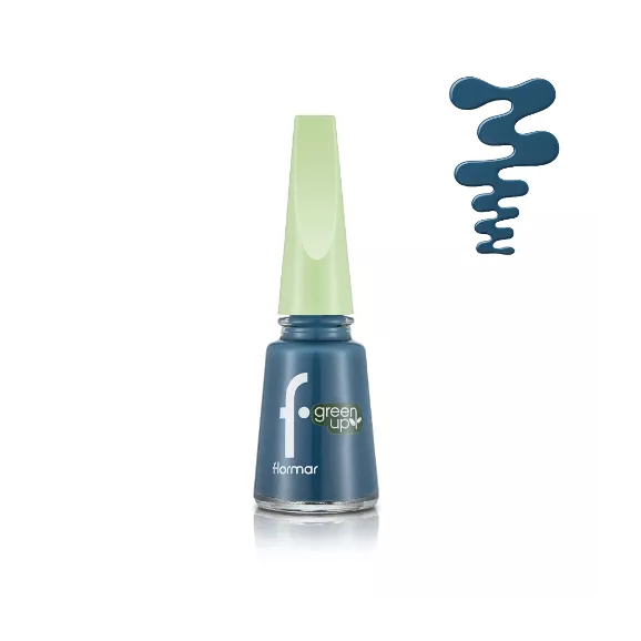 Flormar Green Up Nail Enamel-011 Aqua Era 11ml