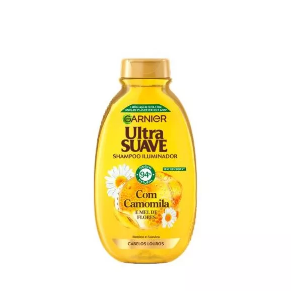 Garnier Ultra Suave Champô Camomila e Mel Cabelos Louros 250ml