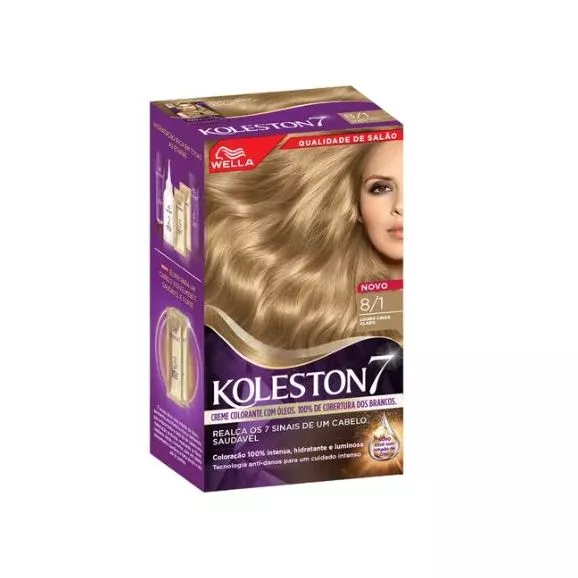 Wella Koleston 8/1 Louro Cinza Claro