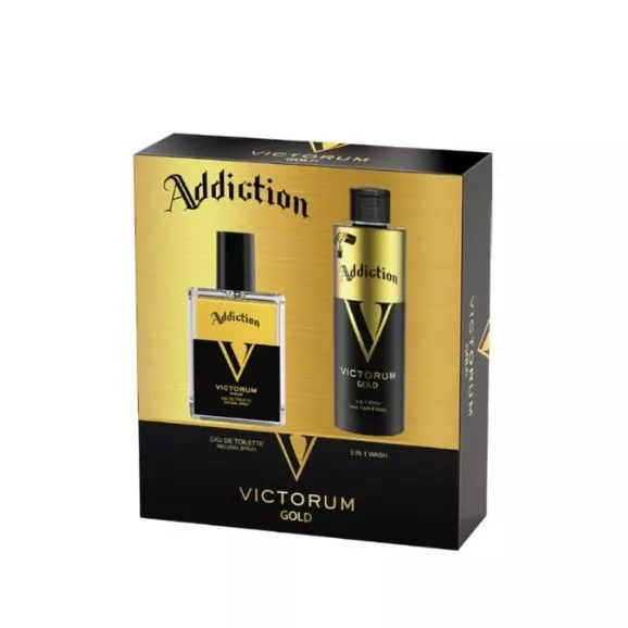 Addiction Victorum Gold Coffret Eau de Toilette 100ml 2Pcs