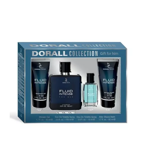 Doral Collection Fluid Intense Coffret Eau de Toilette 100ml 4Pcs