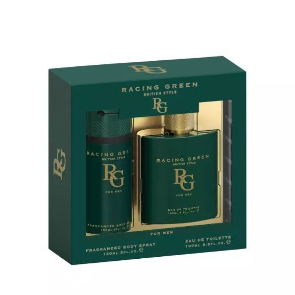 Racing Green For Men Coffret Eau de Toilette 100ml 3Pcs