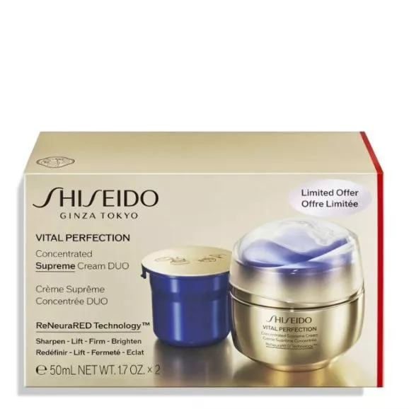 Shiseido Coffret Vital Perfection Concentrated Supreme Cream 50ml 2Pcs