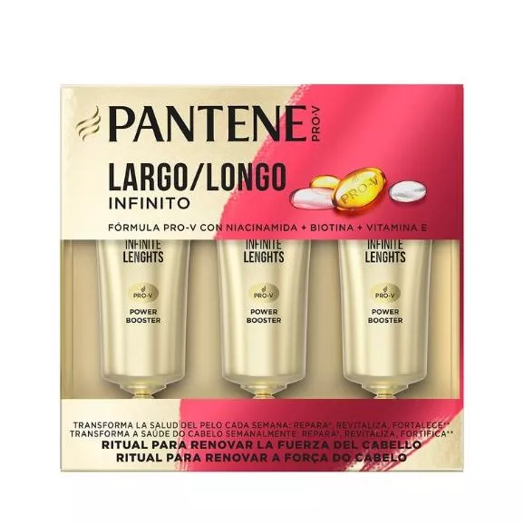 Pantene Ampolas Longo Infinito 3X15ml