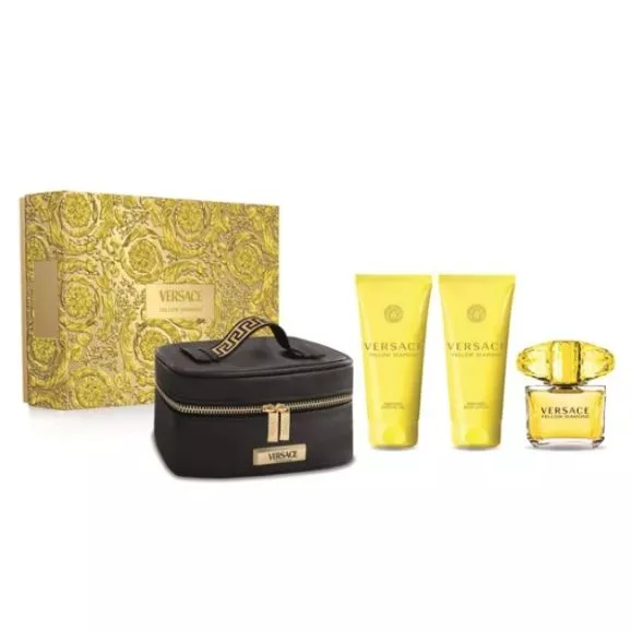 Versace Yellow Diamond Coffret Eau de Toilette 90ml 4Pcs NV202309