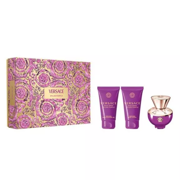 Versace Dylan Purple Pour Femme Coffret Eau de Parfum 50ml 3Pcs