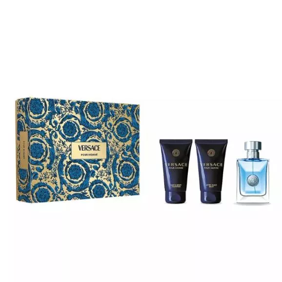 Versace Pour Homme Coffret Eau de Toilette 50ml 3Pcs