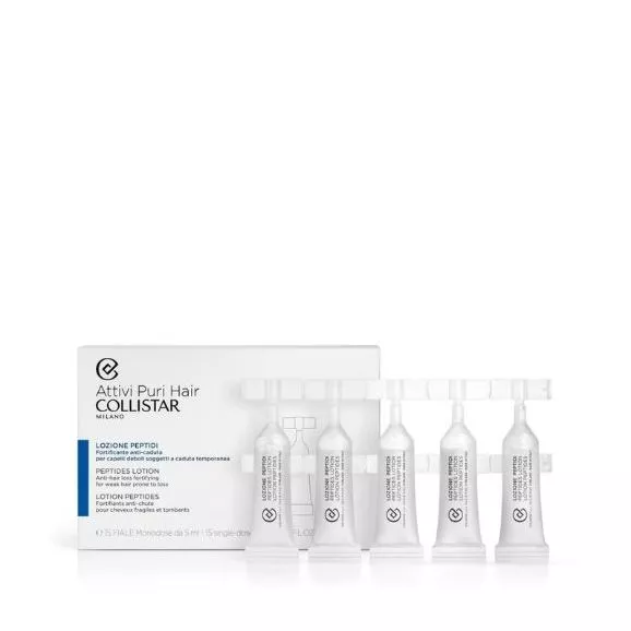 Collistar Attivi Puri Hair Peptides Loção Cabelo Anti-Queda Fortalecedora 15un.