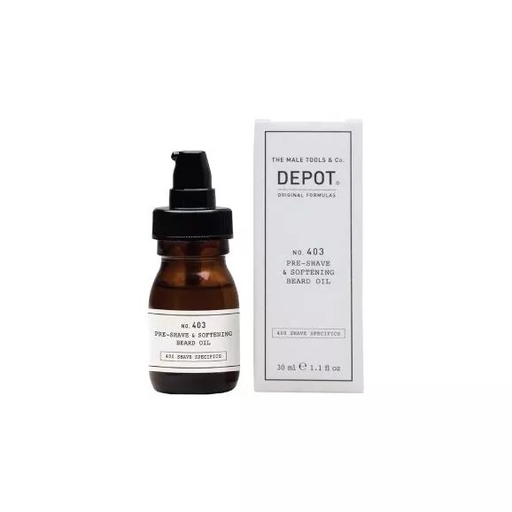 Depot Nº 403 Pre-shave & Softening Beard Oil Sweet Almond 30ml