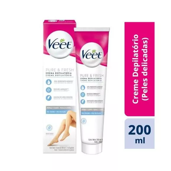 Veet Creme Depilatório Pele Sensível 200ml