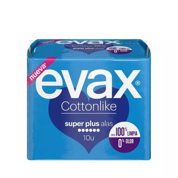 Evax Cottonlike C/ Alas Noite 10un.