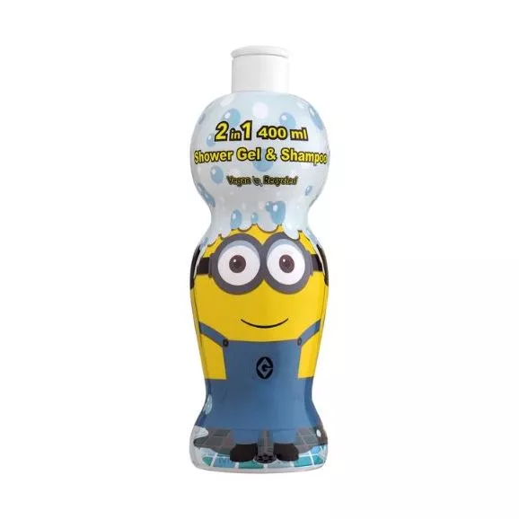 Minions Champô e Gel de Banho 2 Em 1 400ml