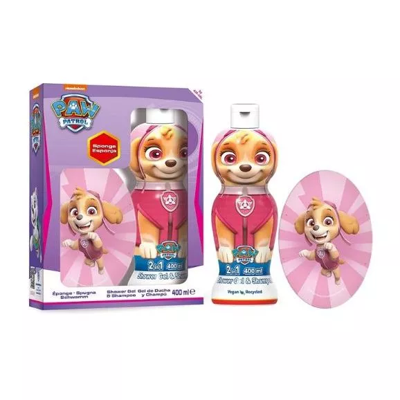 Paw Patrol Skye Coffret Champô e Gel de Banho 400ml