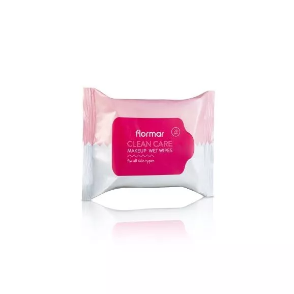 Flormar Clean Care Makeup Wet Wipes 20un