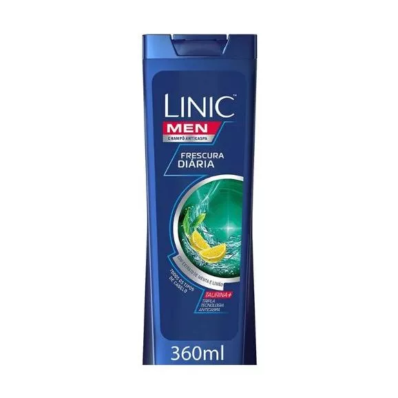 Linic Champô For Men Frescura Diaria 360ml