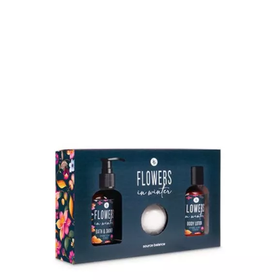 Flowers In Winter Coffret Coleção Banho 3Pcs