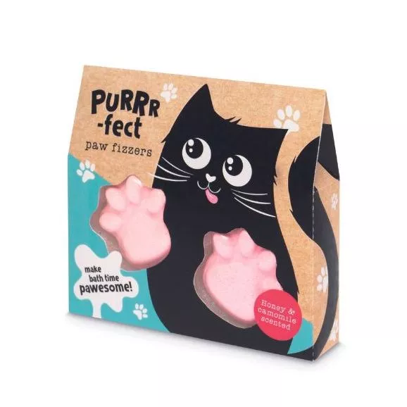 Purrrfect Coffret Paw Fizzers Bath Bomb