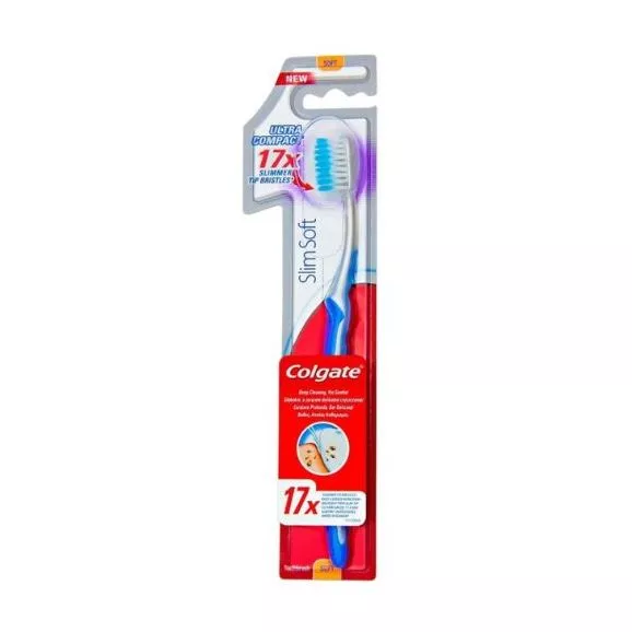 Colgate Escova de Dentes Slim Soft Suave 1un.