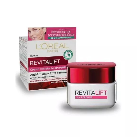 Loreal W. Revitalift Anti Rugas Creme Hidratante Sem Perfume Pele Sensivel 50ml