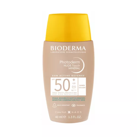 Bioderma Photoderm Nude Touch Mineral Golden SPF50+ 40ml
