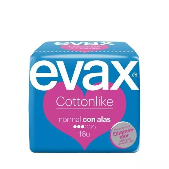 Evax Cottonlike C/ Alas Normal 16un.