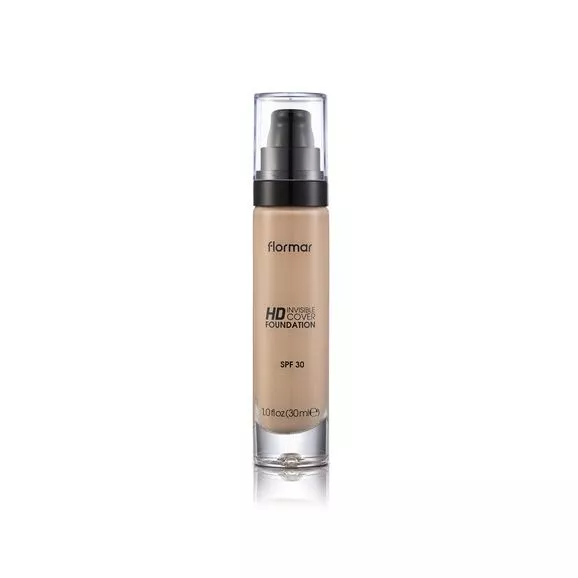 Flormar Invisible Cover HD Foundation SPF30 040 Light Ivory 30ml