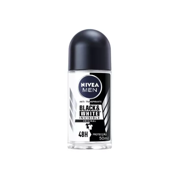 Nivea Men Desodorizante Roll-On Invisible Black & White 50ml