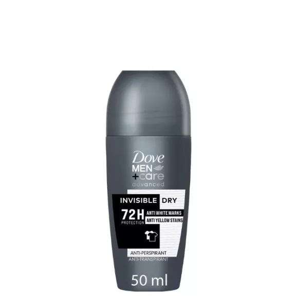 Dove Desodorizante Roll On For Men Invisible Dry 72H 50 ml