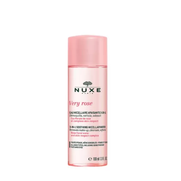 Nuxe Very Rose Água Micelar Desmaquilhante Calmante 3 em 1 100ml